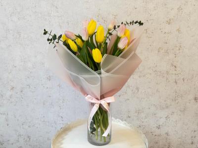 Rainbow Tulips Bouquet